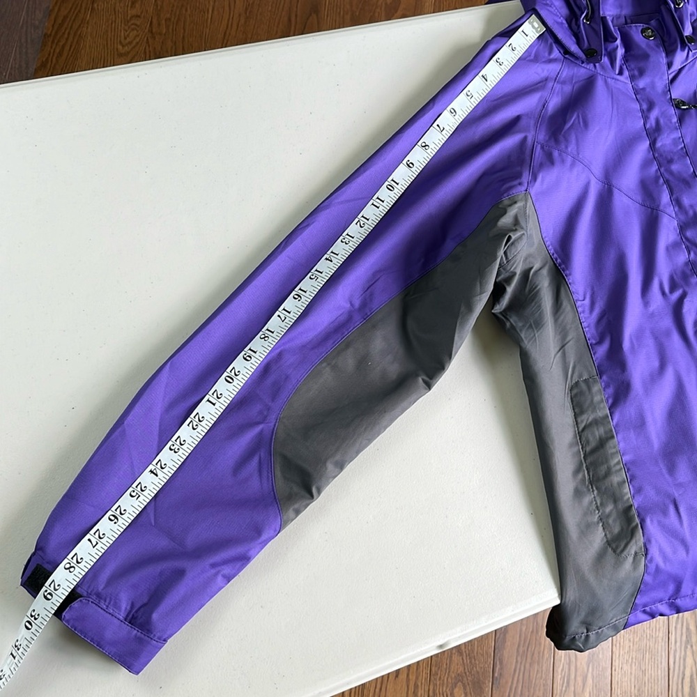 The North Face Vintage Summit Series Gore-Tex Jacket Waterproof Purple XL - Picture 15 of 16